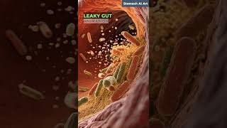 Leaky Gut Animation Human Anatomy Stomach Ai Art 04