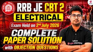 RRB JE CBT 2 Electrical Paper Solution | RRB JE CBT 2 Electrical Objectionable Questions | Mohit Sir