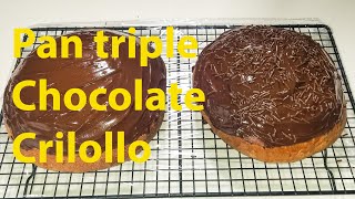 Pan triple chocolate criollo
