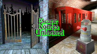 Unlocking All Two Escape Routes In Granny 3