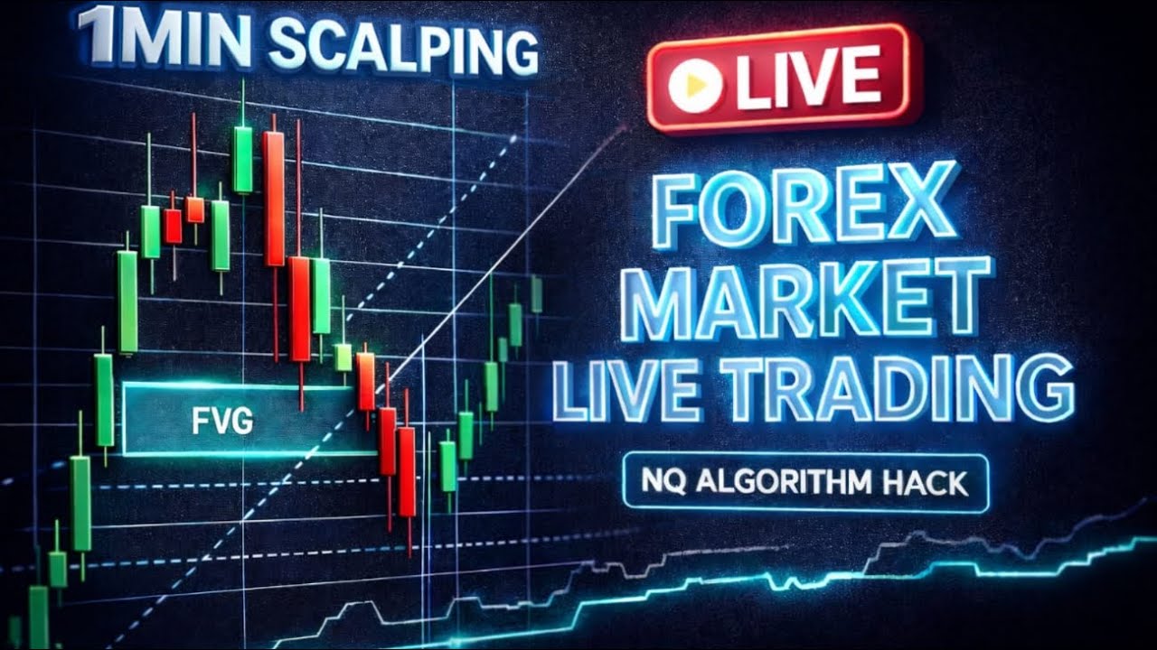 🔴 Forex Market NQ LIVE | ICT Time Based Scalping (1 Min Chart) 