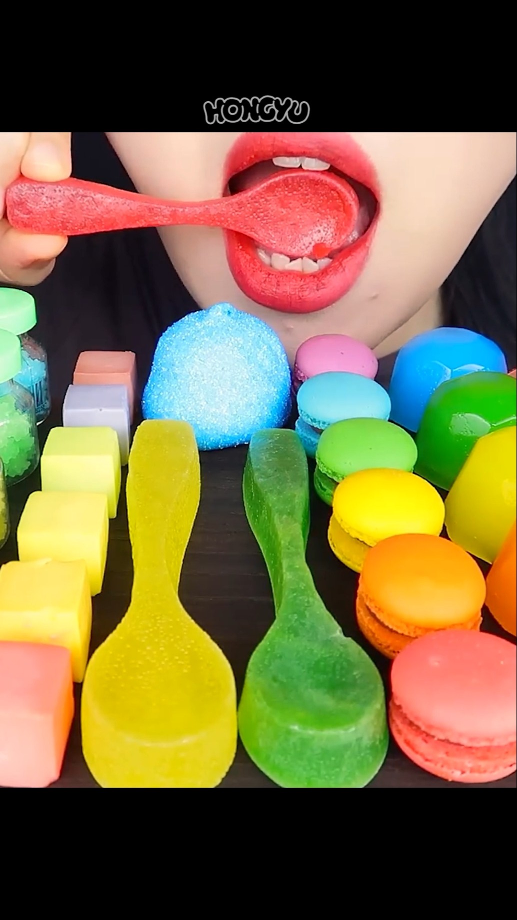 무지개 디저트 먹방 #asmr #shorts #mukbang #eating # #먹방