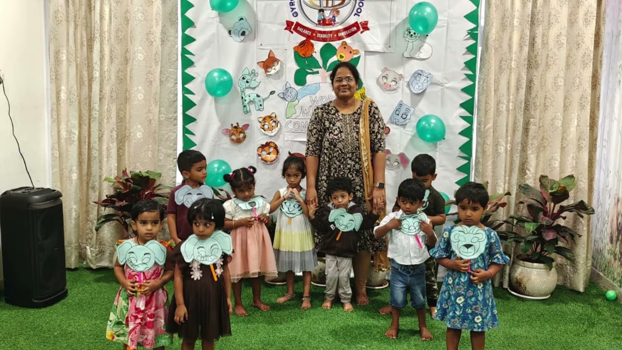 🐾 Wildlife Conservation Day at Gyroscope International School | Save Wildlife, Save Earth! 🌍🦁