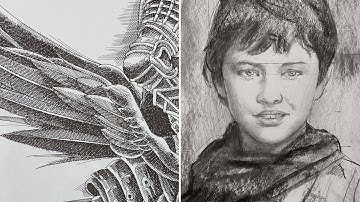 Shading with Cross-hatching and other techniques