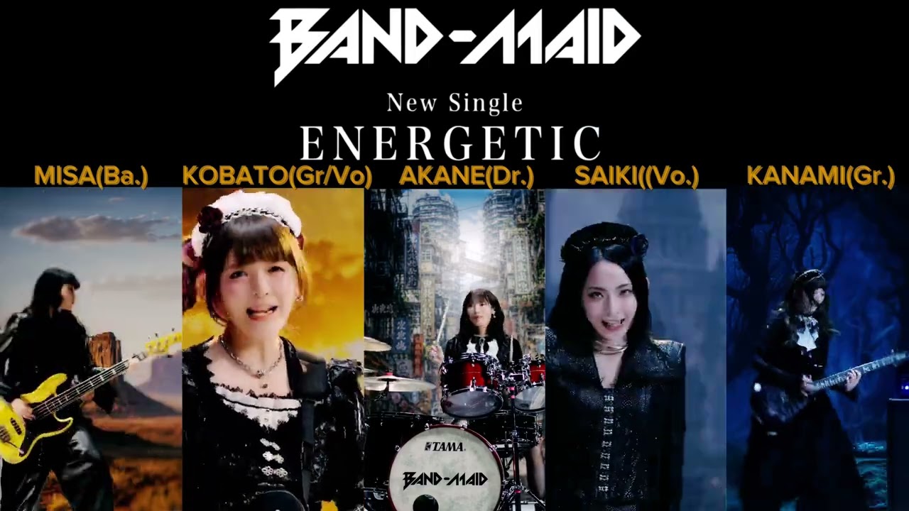 BAND-MAID / ENERGETIC⚡️(from Official Solo Movie) - YouTube