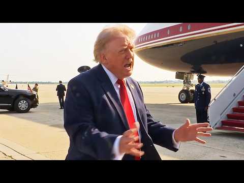 Trump has DISASTER takeoff in new plane