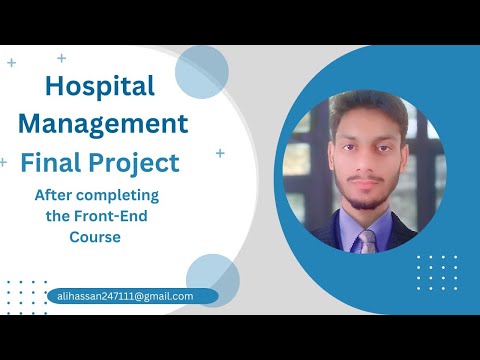 Hospital Management project using HTML , CSS , CSS3 by Ali Hassan