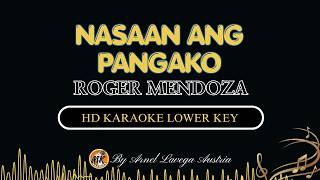 NASAAN ANG PANGAKO By Roger Mendoza MK HD Karaoke Lower Key #karaoke #lowerkeykaraoke