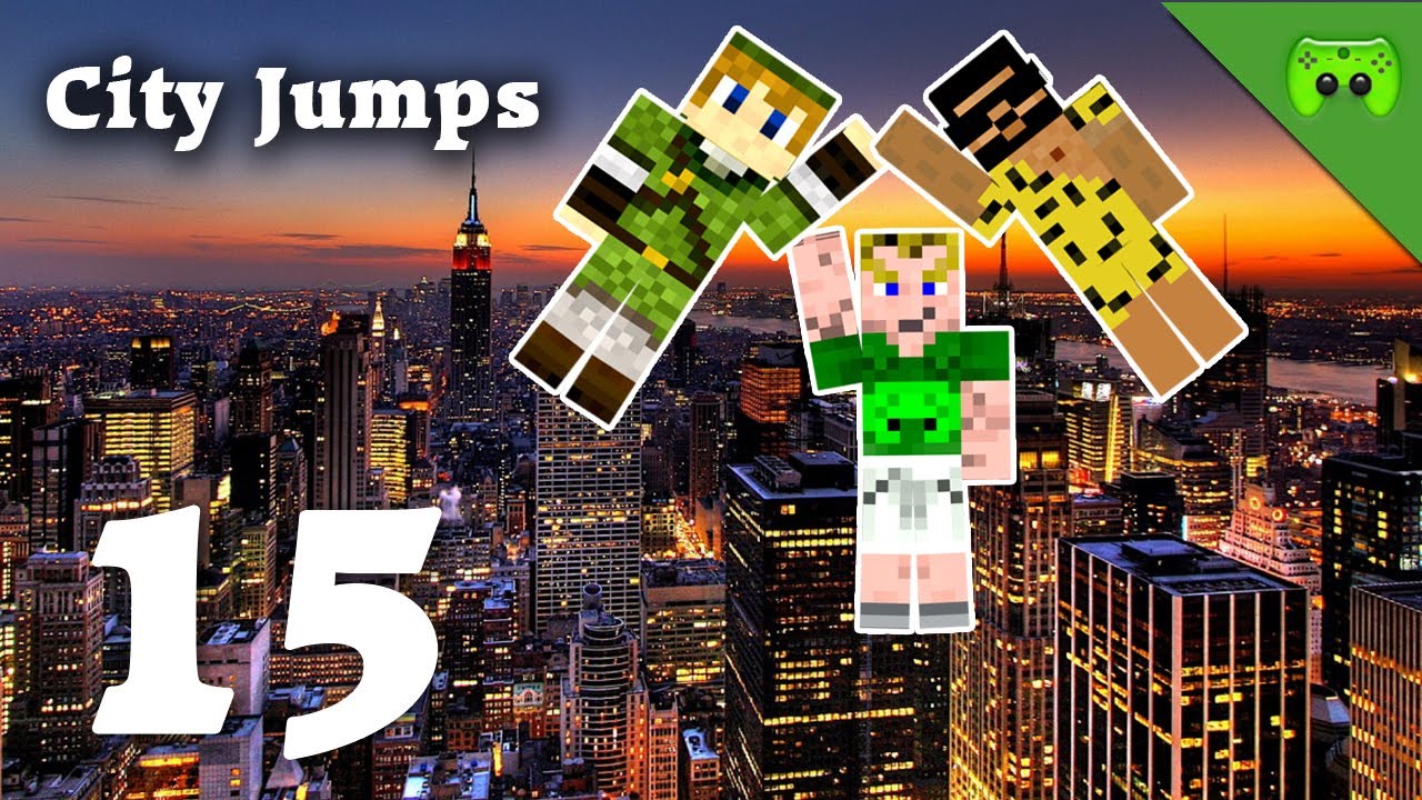 MINECRAFT Adventure Map # 15 - City Jumps «» Let's Play Minecraft ...