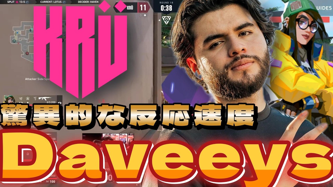 【highlight】驚異的な反応速度 最強Daveeysまとめ【VALORANT】