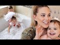 YAYA IS HERE! & trying on dresses for the wedding! | DITL with newborn & toddlers | Aaryn Williams