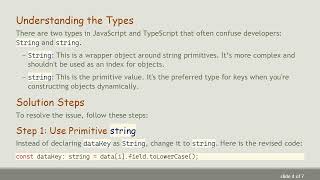 Famous Resolving the Type 'String' cannot be used as an index type Error in TypeScript Wealth