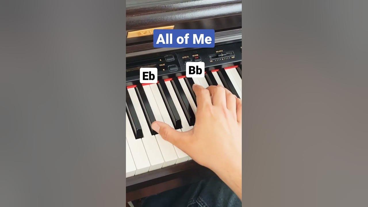 All of Me John Legend - piano tutorial All of Me John Legend - piano tutorial