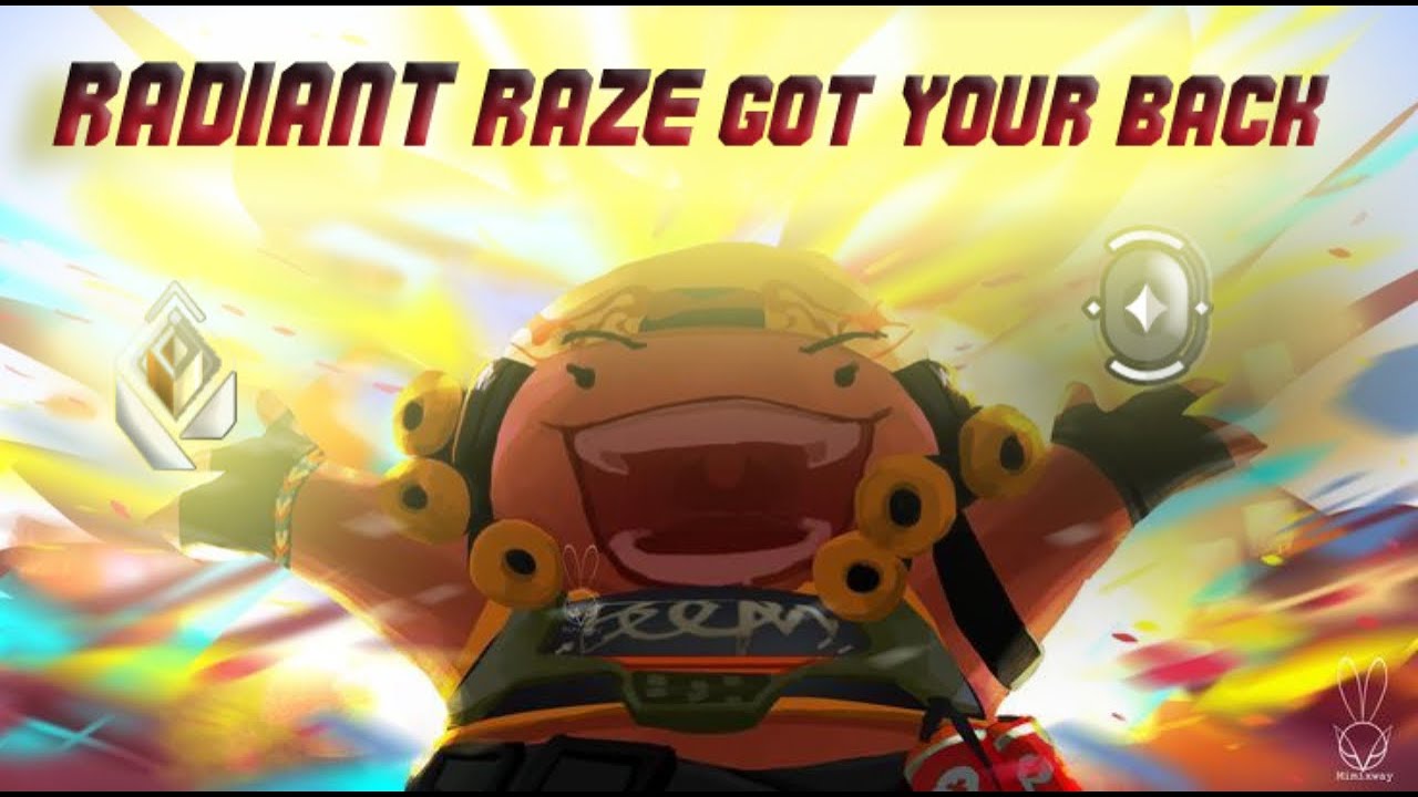 WHEN RADIANT BABY RAZE CARRIES EVERYONE IN THE TEAM #raze #editvalorant ...