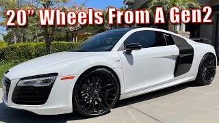 Installing Gen 2 Wheels on a Gen 1 Audi R8 // What you need to know!