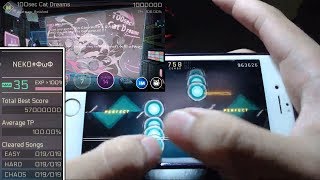 [Cytus II Crazy Taps] 100sec Cat Dreams - CHAOS 14 - Million Master TP100 Thumb Play screenshot 4