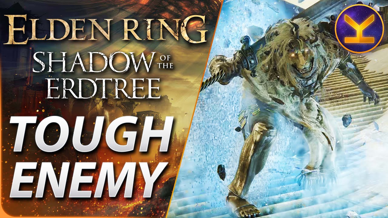 Elden Ring DLC - Tough Enemy - Divine Beast Warrior (Frost) - Enir-Ilim - Shadow of the Erdtree