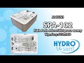 Hydro San - Wanna ogrodowa Jacuzzi MicroSilk oraz praca SPA-102 Biała Perła