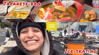 Chinatown Chicago Food Tour 🍜 | Chiu Quon Bakery, Ice Skating at Maggie Daley & Chubby Cattle BBQ