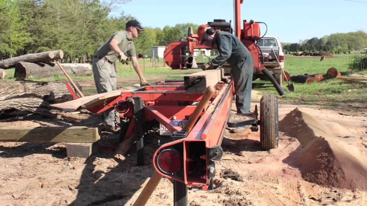 Portable Sawmill Timelapse YouTube