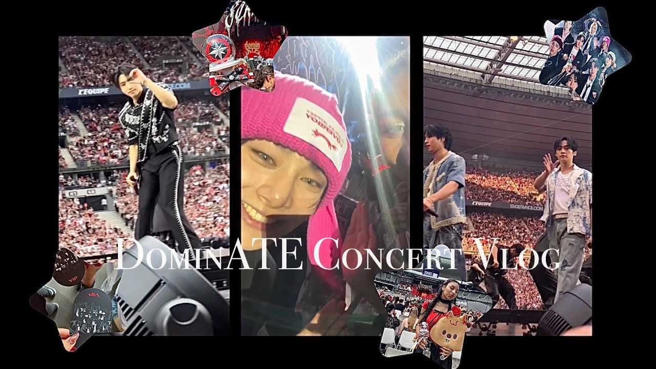 stray kids dominate paris concert vlog