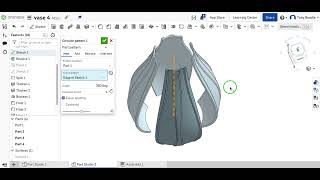 Making a vase in Onshape