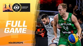 Serbia 🇷🇸 vs Lithuania 🇱🇹 | Men | Final | FIBA 3x3 Europe Cup 2023 | 3x3 Basketball