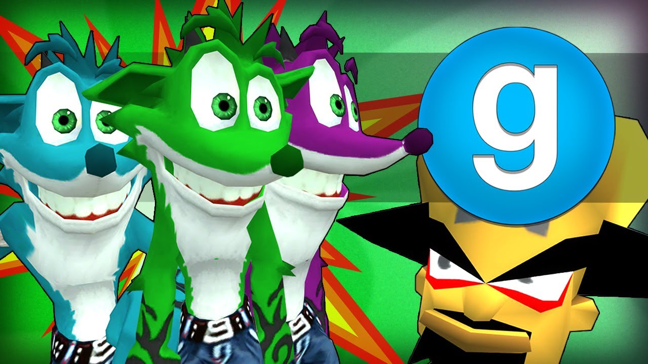 Gmod Deathrun - Crash Bandicoot VS Doctor Neo! | Comedy Gaming