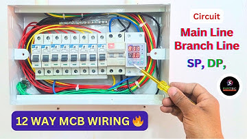 12 Way MCB Box Full Wiring + Electrical Protector Installation | Electrical Main DB Board