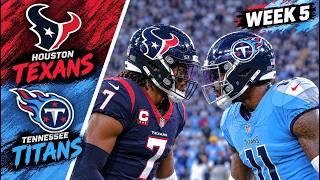 Houston Texans vs Tennessee Titans