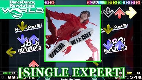 【DDR WORLD】 Knock Yourself Out XD / Porter Robinson [SINGLE EXPERT] 譜面確認+Clap