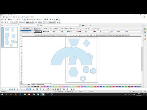 how to   draw shapes and colours with open office draw
