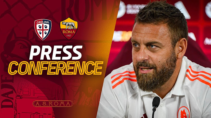 LIVE | La conferenza stampa di Daniele De Rossi alla vigilia di Cagliari-Roma