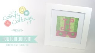 Needlepoint Kit - Skip Tent - Beginner's Stitches with Beth Gantz