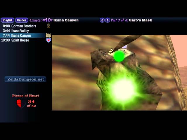 Legend of Zelda Majora's Mask Walkthrough 10 (3/6) "Ikana Canyon: Garo's Mask"