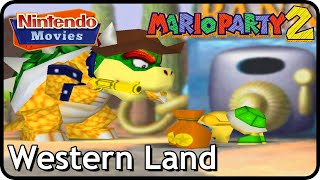 Mario Party 2 - Western Land (2 Players, 50 Turns!, Mario vs Yoshi vs Luigi vs Wario)