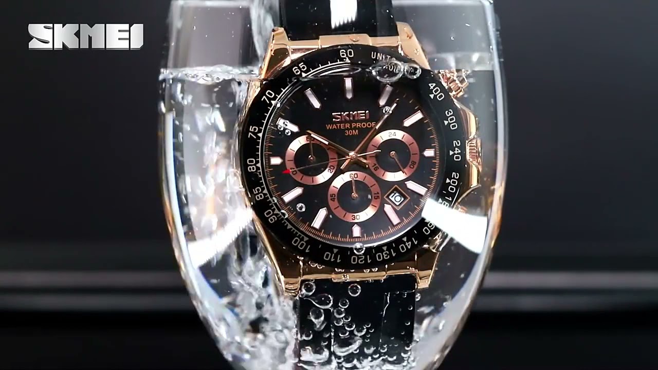 SKMEI 9275 Men quartz watch Stainless Steel Chronograph Watch