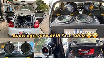 New swift modified | modified swift with loud audio setup worth ₹ 3.5 lakhs | swift full car damping