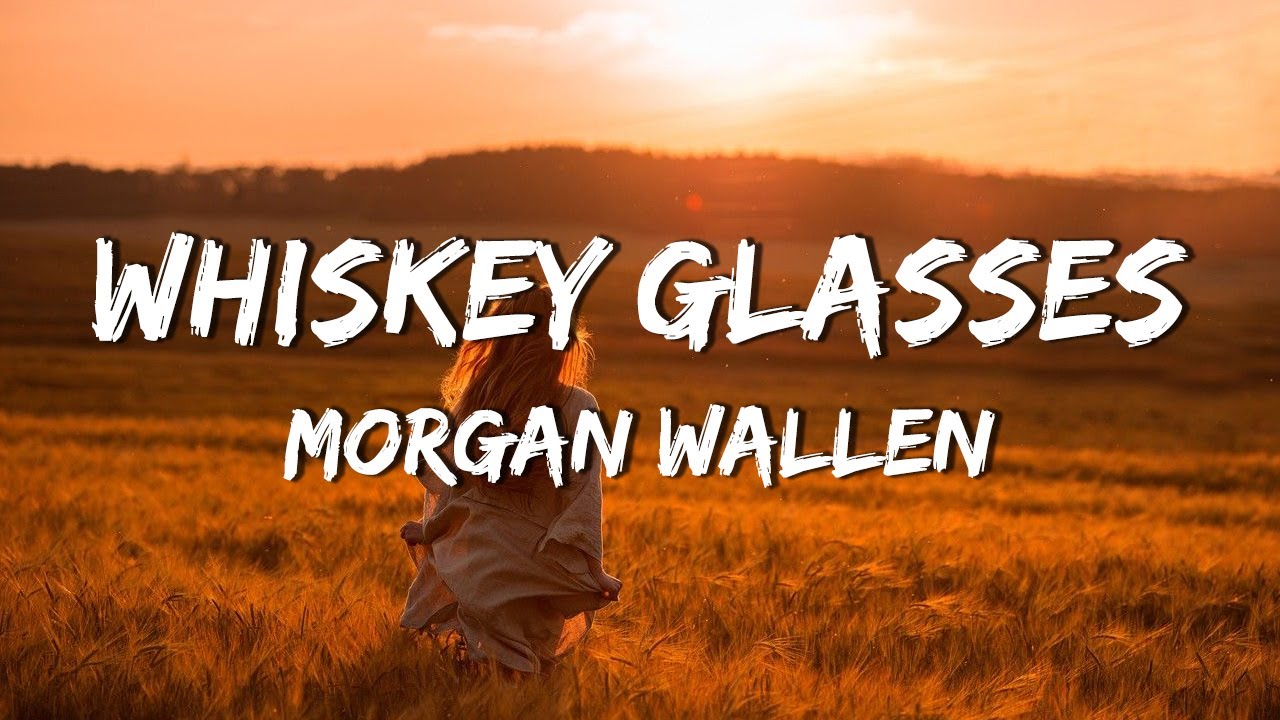 Whiskey Glasses Wallen ( Lyric Video ) Luke Combs, Chris