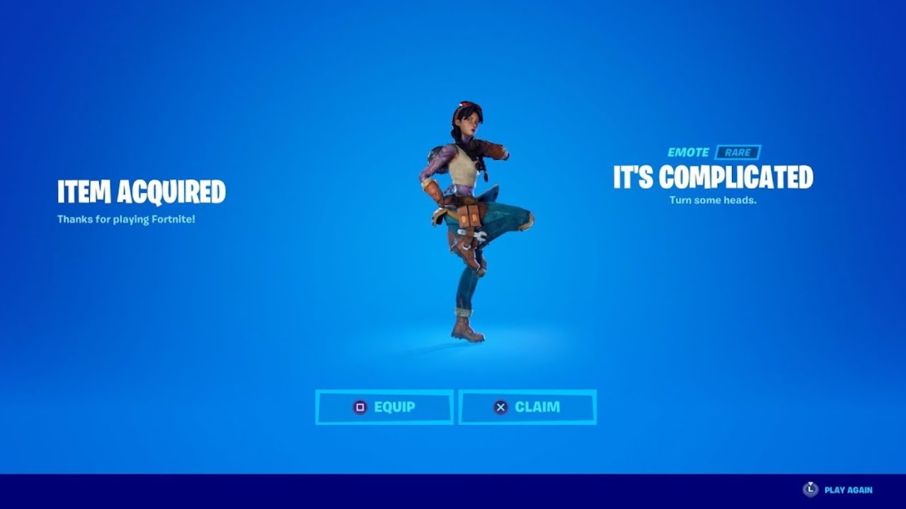 New It’s Complicated Emote Gameplay! Fortnite Battle Royale YouTube