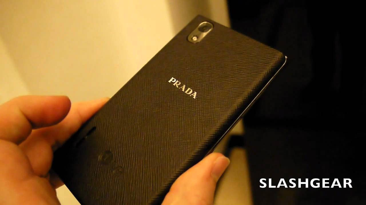 PRADA Phone by LG 3.0 Hands-On SlashGear - YouTube