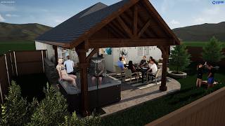 Conceptual Backyard Design – Yellowstone Visualization