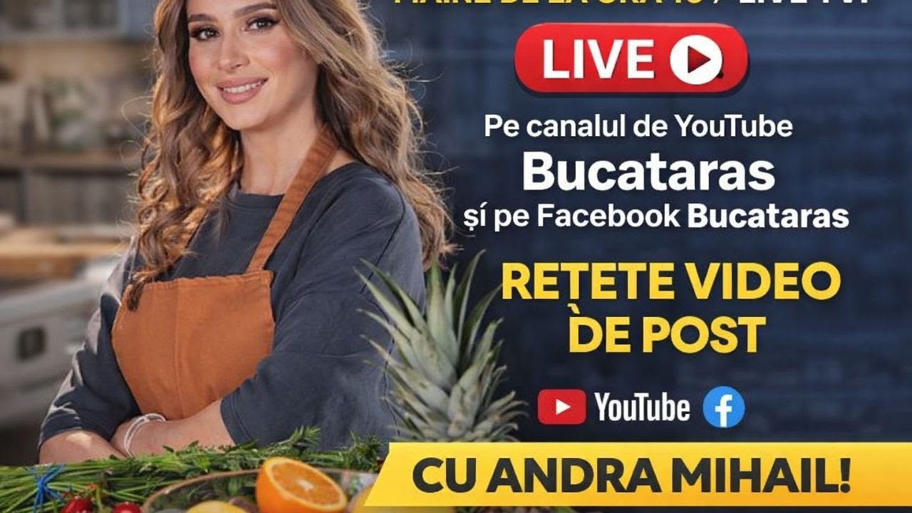 100 de minute de retete de post cu Andra Mihail