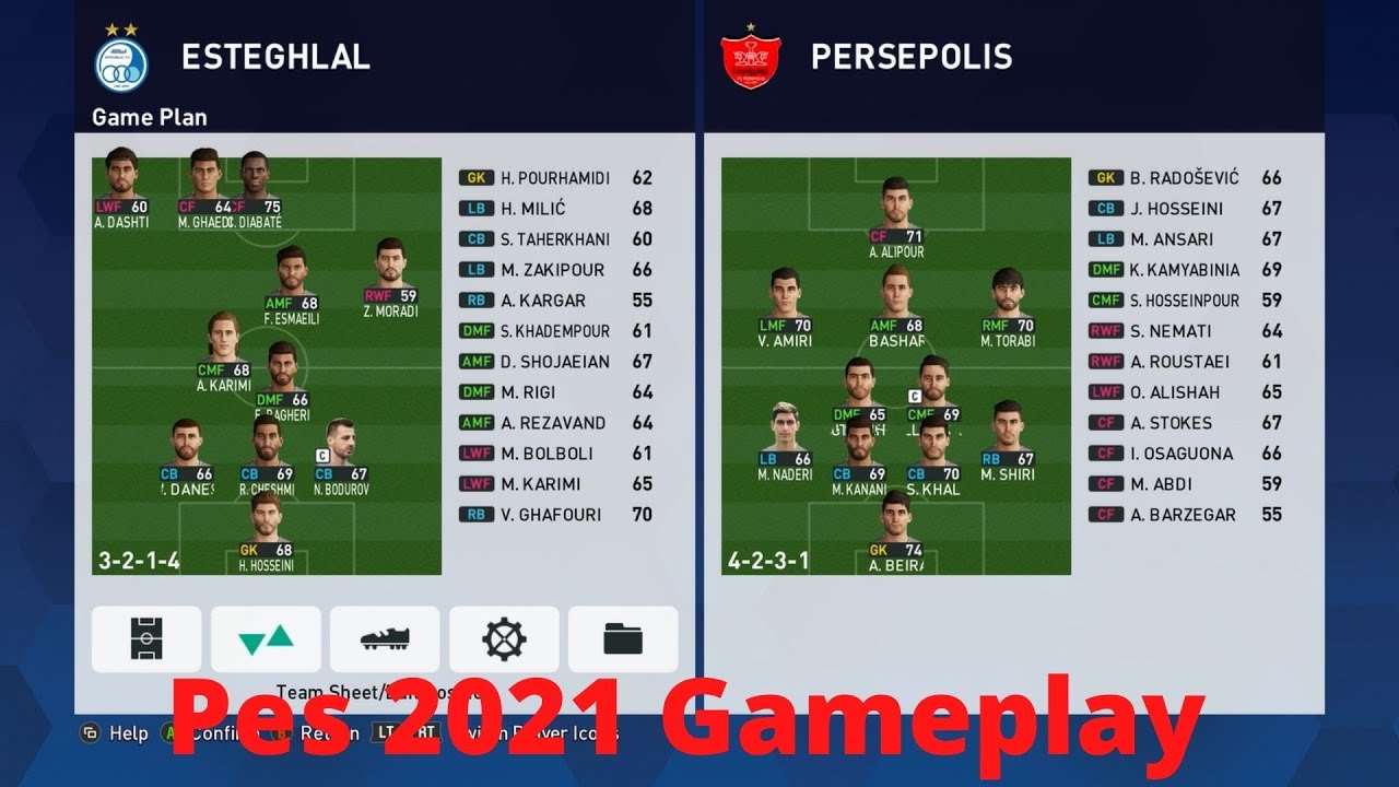 Pes 2021 - Esteghlal vs Persepolis - #14