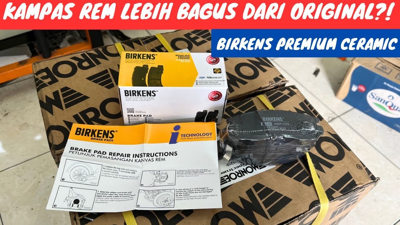 LEBIH BAGUS DARI ORIGINAL?! KAMPAS REM BIRKENS PREMIUM CERAMIC MITSUBISHI GALANT V6 VR  HIU & LANCER