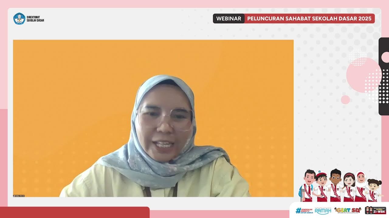 Webinar Peluncuran Sahabat Sekolah Dasar 2025