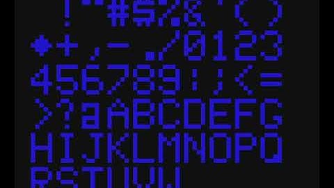 High-res Characters for the MC-10