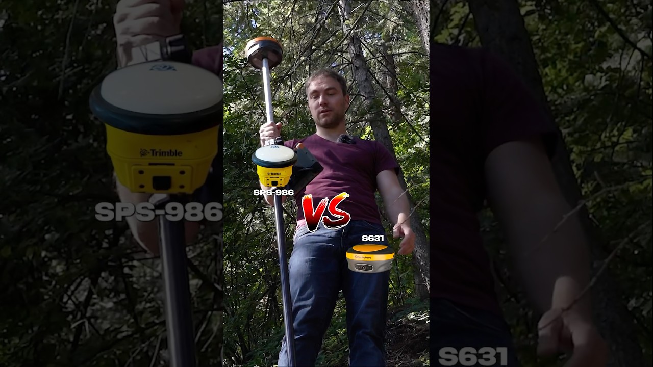 SPS-986 VS S631 Head to Head Survey GNSS Battle In Heavy Tree Canopy 