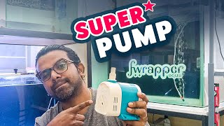 Best low cost fish tank water change pump || Aquarium rack system water change pump