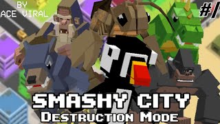 ooh no... monster Titan mengamuk di perkotaan Gameplay ( SMASHY CITY DESTRUCTION MODE ) #1 screenshot 4